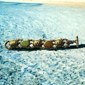 Vintage Turtle Mother & Child Bracelet